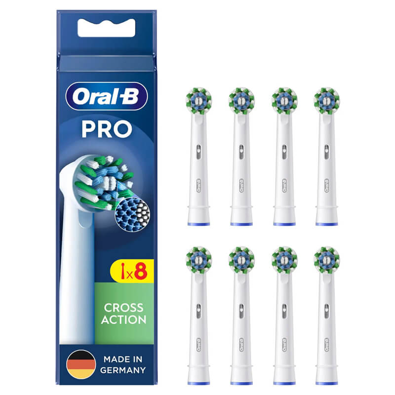 Oral-B Pro CrossAction Hvid - 8-pack